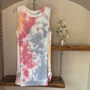First Love by Lovelyn Pastel Tie-Dye Top, S